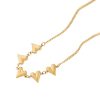 Simple Design Stainless Steel Heart Pendant Necklace