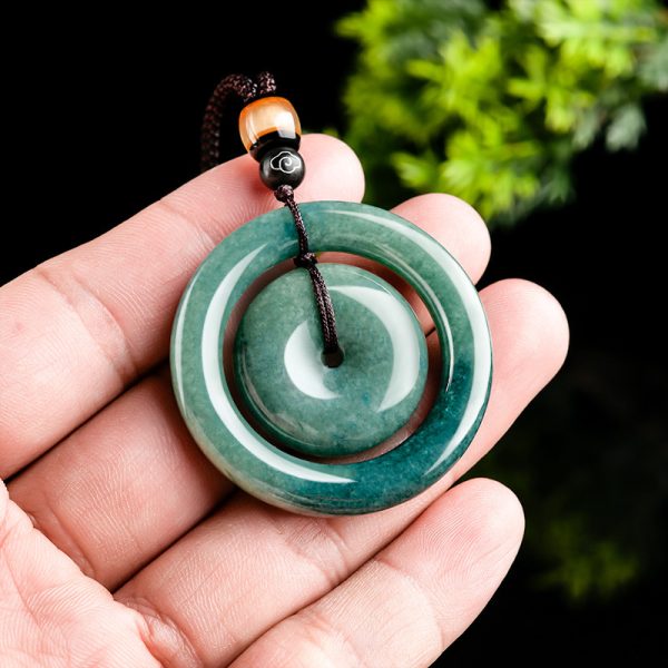 Emerald Green Men's And Women's Jade Pendant
