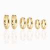 Smooth Ear Buckle Set 18K No Fading