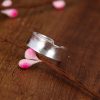 Open Ring Korean Frosted Sterling Silver Ring Sterling Silver Ornament
