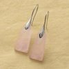 Bohemian Geometric Pendant Earrings Natural Stone Ornament Jewelry