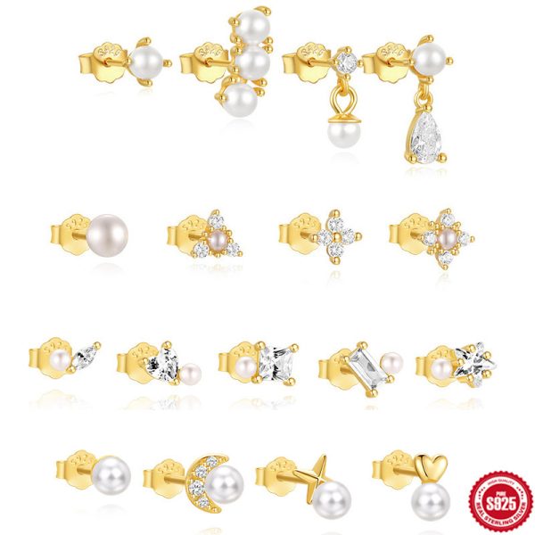 Zircon Versatile Fashion Earring Set Geometric