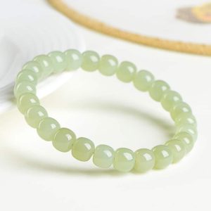 Fashion Personality Natural Hetian Jade Water Bracelet