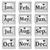 Birthday In December English Simplified Pattern Italian Module Bracelet