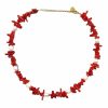Red New Style Gravel Clavicle Chain Freshwater Pearl Necklace For Women