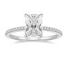 925 Silver Inlay  Women's 3CT Rhinestone Ring