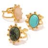 Retro Antique Natural Stone Ring