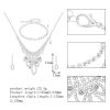 Fashionable Bridal Jewelry Set Simple Necklace