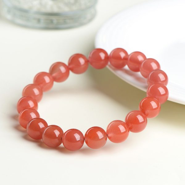 Natural South Red Cherry Red Agate Bracelet