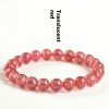 Natural Pigeon Blood Red Ice Strawberry Quartz Bracelet
