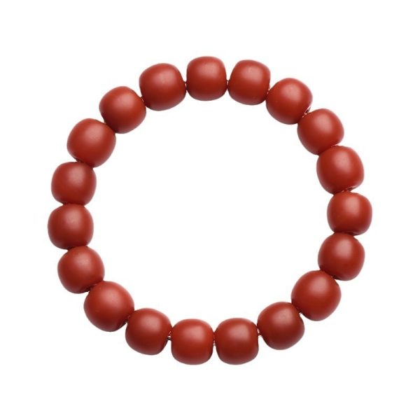 Natural Full Color South Red Old Beads Bracelet