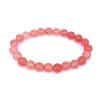 Orange Stone Beaded Yoga Bracelet