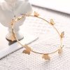 Exaggerated Frosted Butterfly Circle Earrings Street Shooting Super Fairy Stereo