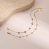 Light Luxury Fritillary Stainless Steel Bracelet 18K Gold Plating Exquisite Design Sense Ornament