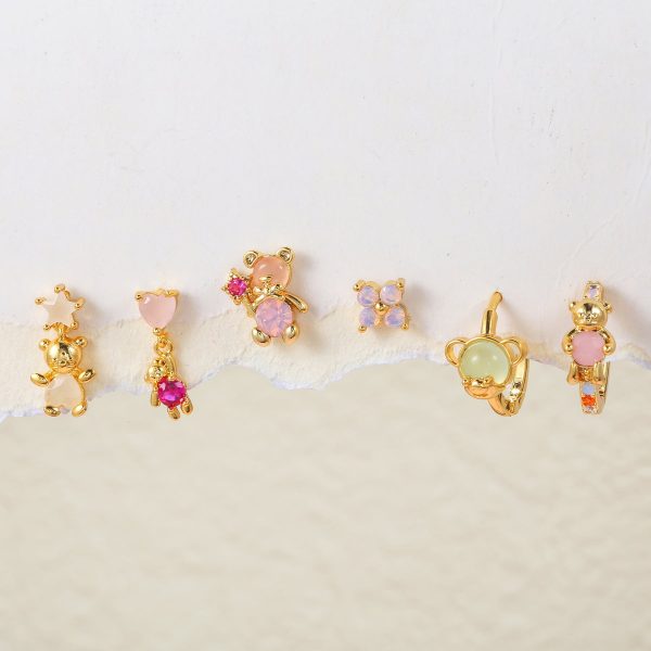 Ladies Fashion Exquisite 6 Piece Earrings Set