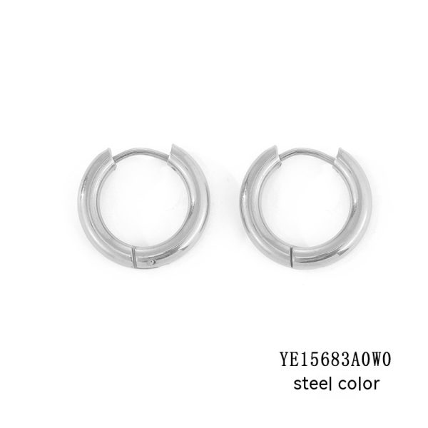 Classic Round Hoops Earrings