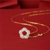 Hetian Jade Necklace Women's Sterling Silver National Style High Sense