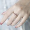 Super Exquisite Amethyst Light Luxury All-Match Ring
