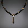 Natural Tiger Eye Stone Tiger Eye Stone Woven Necklace