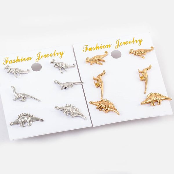 5012e1a6-d36d-4549-b5d8-89c9d6fbe839.jpg Small Animal Dinosaur Set Personalized Earrings