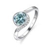 Moissanite Ring S925 Women's Sterling Silver