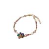 Women's Colorful Flower Pearl Bracelet