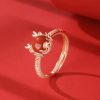 Women's Zodiac Dragon Necklace Red Rope Bracelet