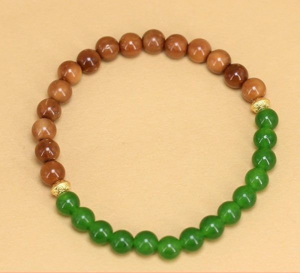 Simple Style Mixed Beads Handmade Bracelet