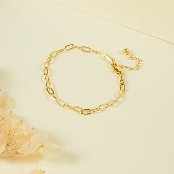 Women's Fashion Hollowed-out Thick Chain Bracelet