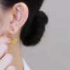 Niche Wheat Earring Design Tidal Circle
