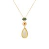 Women's Fashion Personalized Water Drop Vintage Necklace