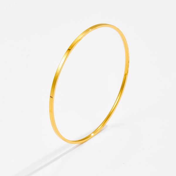 Simple Textured All-match Fashion Titanium Steel Women's Bracelet