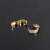 Personalized Micro-set Three Row Stud Earrings