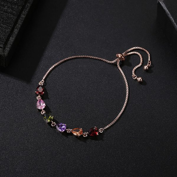 Fashion Simple Inlaid Zircon Bracelet For Women