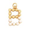 Popular Accessories Pearl Zircon Letter Pendant