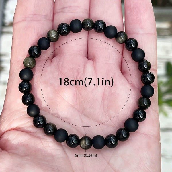 Natural Jin Yaoshi Black Agate Bracelet
