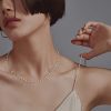 White Necklace Wedding Short Clavicle Chain Simple