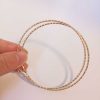 Metal Big Circle Earrings Female Wild Earrings Simple Temperament Ear Jewelry