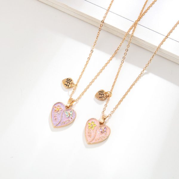 Cartoon Necklace Jewelry Set Children's Alloy