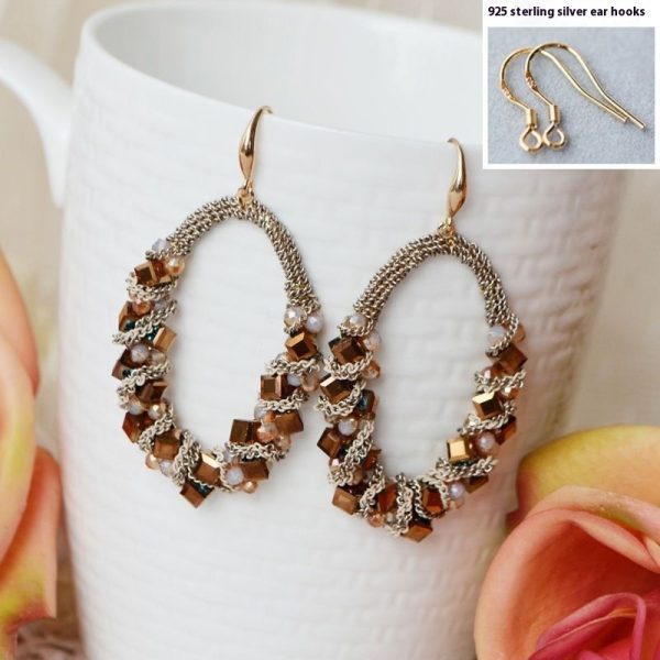 Manmiao Earrings Handmade Tassel Women's Long Personalized Fashion Exquisite Ornaments