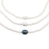 Beaded Twin Women's Pearl Necklace