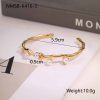 European And American Ins Fashion Design Stainless Steel Bracelet Opening Bracelet