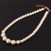 Pearl Set, Necklace, Earrings And Bracelet Three-Piece Set