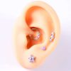 Opal Stud Set Of 4 Purple O Bao Nose Ring Ear Bone Stud
