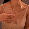 Multicolor Zircon Tassel Pendant Necklace
