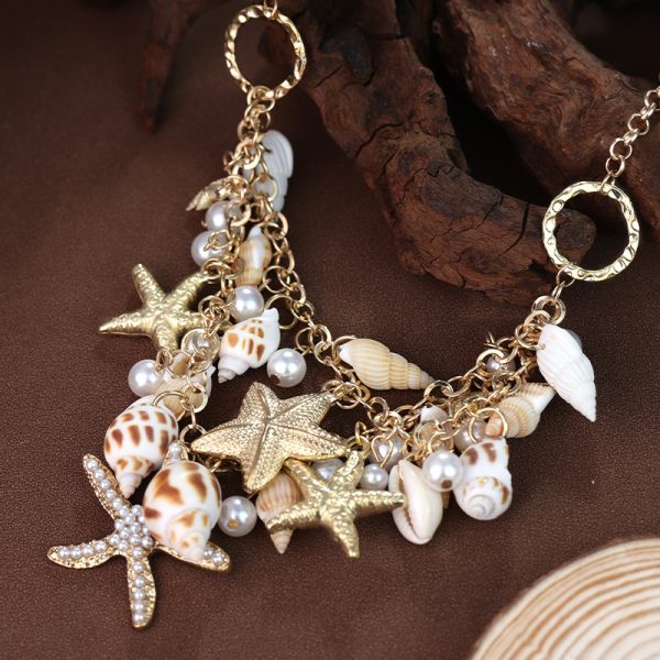 Fashion Personality Summer Seaside Star Shell Necklace