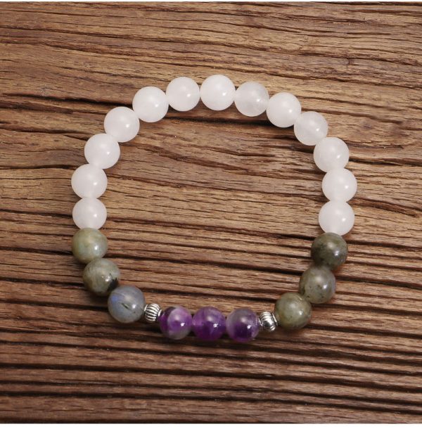 Bohemian Necklace 108 Glitter Stones Amethyst Lantern