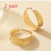 Fashion Creative Big Circle Earrings Women
