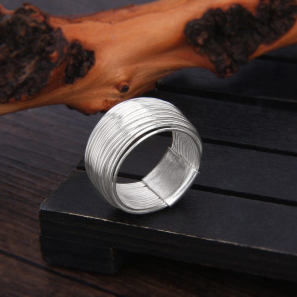 Sterling Silver Ring Simple And Exquisite Special-interest Design High Sense