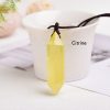 Natural Crystal Rough Hexagonal Prism Energy Stone Jewelry